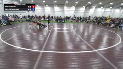 155 lbs Eve Skrocki, Arizona Black vs Taylor Williams, North Carolina Blue