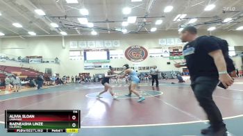 114 lbs Champ. Round 2 - Alivia Sloan, LaGrande vs Raeneasha Linze, Caldwell