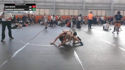 120 lbs Round 3 (6 Team) - Cameron Koflowitch, Donahue WA vs Max Splete, Lake WC
