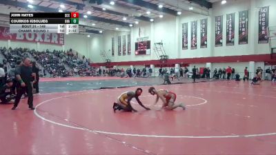 149 lbs Champ. Round 1 - Courkos Kisolueg, Unattached vs John Hayes, Clackamas Community College