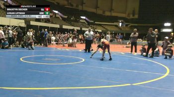 3-5 80 1st Place Match - Braxtyn Decker, Poquoson Athletic Association vs Logan Littman, Great Neck Wrestling Club