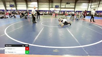 130 lbs Quarterfinal - Anthony Caisse, Wolf Gang Wr Ac vs Micah Thomas, Iron Faith