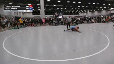 115 lbs Quarters - Hadley McCleery, Mat Demon Wrestling Club vs Giana Grabot, B.A.M. Training Center