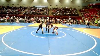 88 lbs Semifinal - Easton Graham, Owasso Takedown Club vs Ayden Ruhe, Highlander Youth