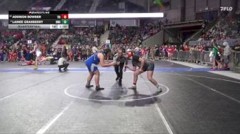 185 lbs Quarterfinal - Addison Bowser, Tiger vs Lainee Granberry, Norton Wrestling Club