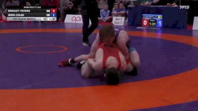 71kg 1st Place Match - Brealey Peters, Guelph Wrestling Club vs Jerin Coles, London-Western Wrestling Club