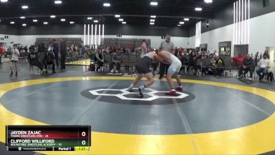 209 lbs Placement Matches (8 Team) - Clifford Williford, Roundtree Wrestling Academy vs Jayden Zajac, Thorn Wrestling (MN)