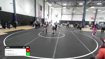 98 lbs Rr Rnd 2 - Braxten Hardy, Top Fuelers WC vs Brantlee Brohman, Roseburg Mat Club