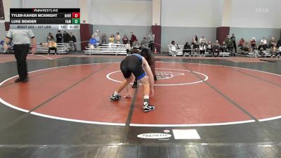 157 lbs Round Of 32 - Tyler-Xavier McKnight, Davidson vs Luke Bender, Franklin & Marshall