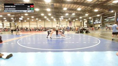 145 lbs Rr Rnd 1 - Logan Willis, Evil Empire Red - HSB vs Liam Brough, VSUS Athletics - HSB