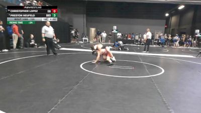 125 lbs Champ. Round 2 - Christopher Lopez, Embry-Riddle (Ariz.) vs Preston Neufeld, Doane University
