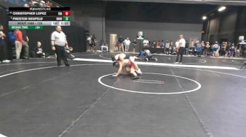 125 lbs Champ. Round 2 - Christopher Lopez, Embry-Riddle (Ariz.) vs Preston Neufeld, Doane University
