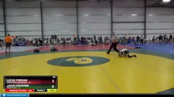64 lbs Round 4 - Jaxon Kraemer, Iowa Black vs Lucas Forman, Agression Legionaries