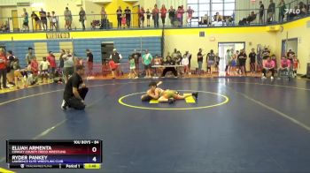 92 lbs Round 2 - Kai Weiss, Team Hammer Wrestling Academy Of KS vs Brayden Niedens, Wichita Blue Knights Wrestling Club