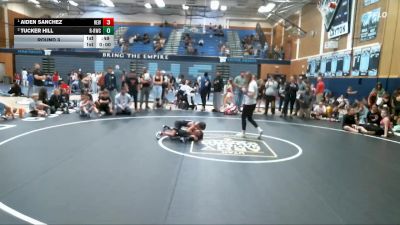 55-63 lbs Round 3 - Aiden Sanchez, Hook Em W.C vs Tucker Hill, RWC - Roy Wrestling Club