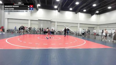 144 lbs Cons. Round 1 - Brandon Higgins, GA vs Evan Gates, SC