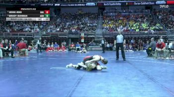 2A-126 lbs Champ. Round 2 - Brody Buhman, Assumption, Davenport vs Jesse Jens, Harlan Community