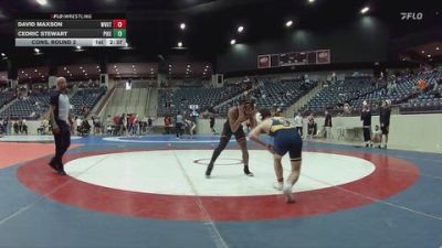 125 lbs Cons. Round 2 - David Maxson, WVU Tech (W.Va.), WV vs Cedric Stewart, Pikeville