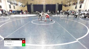 145 lbs Semifinal - Charlie DeSena, Lake Highland Prep vs Tyler Traves, Mountain View