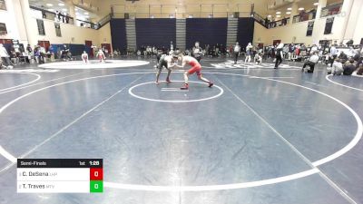 145 lbs Semifinal - Charlie DeSena, Lake Highland Prep vs Tyler Traves, Mountain View