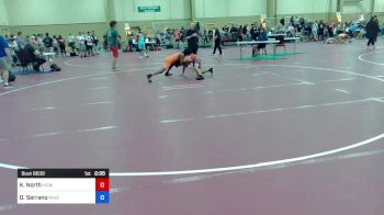 106 lbs Rr Rnd 1 - Kevin North, Youth Impact Center Wrestling Club vs David Serrano, Merritt Island High School