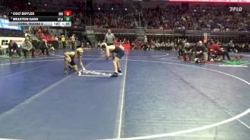 2A-132 lbs Cons. Round 5 - Braxton Hass, Atlantic vs Colt Boyles, Burlington Notre Dame