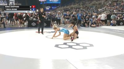 115 lbs Champ. Rd Of 64 - Emma Sheppard, South Carolina vs Erica Irvine, Iowa