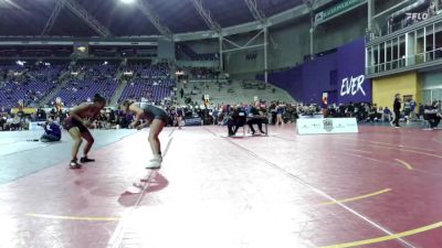 131 lbs Placement (4 Team) - Cameron Ortiz, Campbellsville University vs Makenzie Shaw, Dickinson State