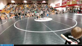 132 lbs Cons. Round 3 - Christian Garcia, Lovell Middle School vs Jose Rios, Worland Middle School