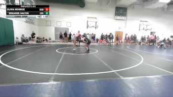 164-183 lbs Cons. Semi - Breanne Halton, Young Warrior WrestlingAcademy vs Olivia Monroe, Jacksonville Area Wrestling