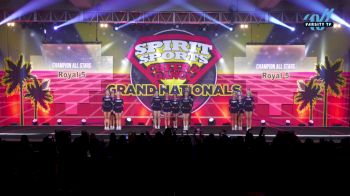 Champion All Stars - Royal 5 [2024 L5 Senior Coed - D2 - Small Day 2] 2024 Spirit Sports Grand Nationals