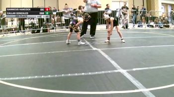 54 lbs 3rd Place - Gannicus Hancock, Chickens Wrestling vs Callan Gonzales, Champions WC