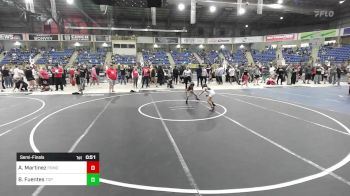 46 lbs Semifinal - Alejandro Martinez, Pomona Elite vs Beau Fuentes, Top Notch WC