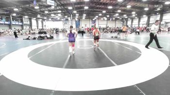 126 lbs Rr Rnd 2 - Olivia Lemus, Indiana Outlaws Purple vs Aubrianna Bracken, 84 Athletes