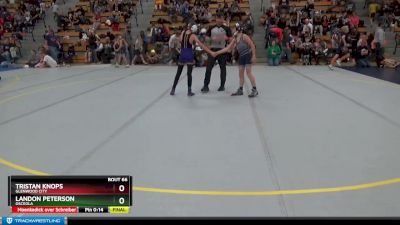 85 lbs Cons. Round 3 - Tristan Knops, Glenwood City vs Landon Peterson, Osceola