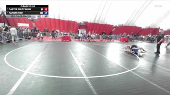 150 lbs 2nd Place Match - Carter Birdyshaw, Wrestling Factory vs Parker Neu, Askren Wrestling Academy