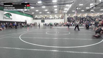 144 lbs Cons. Round 3 - Jackson Ilg, The Hideout vs Luke Barmann, Greater Heights Wrestling