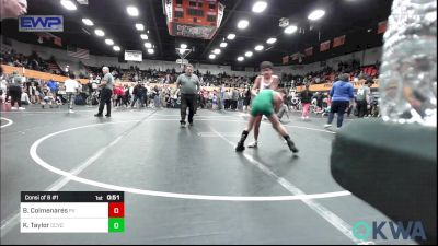 67 lbs Consi Of 8 #1 - Benjamin Colmenares, Pauls Valley Panther Pinners vs Kaseten Taylor, CCYO