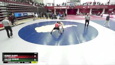 174 lbs Quarterfinal - Dalton Gimbor, Kutztown vs Robert Burke, East Stroudsburg