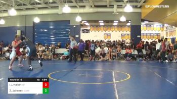 285 lbs Round Of 16 - Jonathan Heller, Bay City Grapplers vs Zac Johnson, Cowboy Wrestling Club