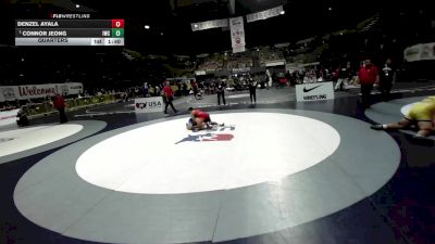 57 lbs Quarters - Connor Jeong, Iron Wrestling Club vs Denzel Ayala
