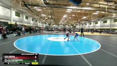 85 lbs Round 3 - Levi Gedda, Watford City Wolves vs Rylan Hoksbergen, BHRV Wrestling Club