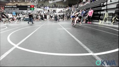 102-110 lbs Rr Rnd 5 - Scarlett Vigil, Team Nomad vs Anistyn St. Clair, Choctaw Ironman