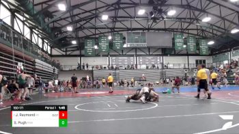 160-171 lbs Cons. Round 2 - Jayelyn Raymond, Young Guns Wrestling Club vs Shamar Pugh, MORTON