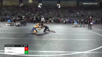 157 lbs Quarterfinal - Isaiah Crosby, Iowa Western vs Josh Parks, Northeastern Oklahoma