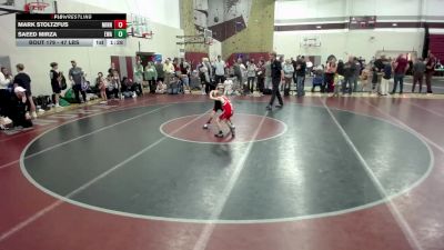 49 lbs Semis - Mark Stoltzfus, Minnesota vs Saeed Mirza, Edina Wrestling Association