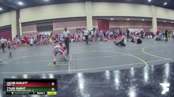 72 lbs Round 1 (4 Team) - Jacob Haslett, ARES vs Tyler Knight, Blackman Wrestling Club