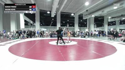 Cons. Round 2 - Sarah Perez, Arizona Girls Wrestling vs Naomi Kofe, Sanderson Wrestling Academy