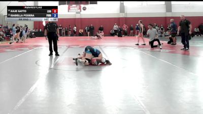 109 lbs Rr Rnd 1 - Julie Gatto, Legacy Dragons vs Isabella Fodera, Poway Wrestling