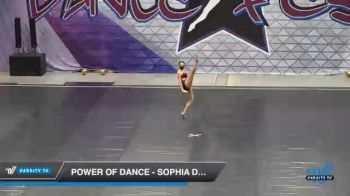 Power of Dance - Sophia De Caster [2021 Senior - Solo - Jazz Day 2] 2021 Badger Championship & DanceFest Milwaukee